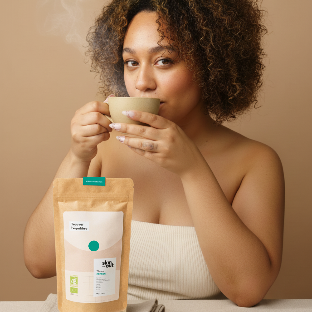 Tisane Trouver l'équilibre (acné hormonale) - SKIN & OUT