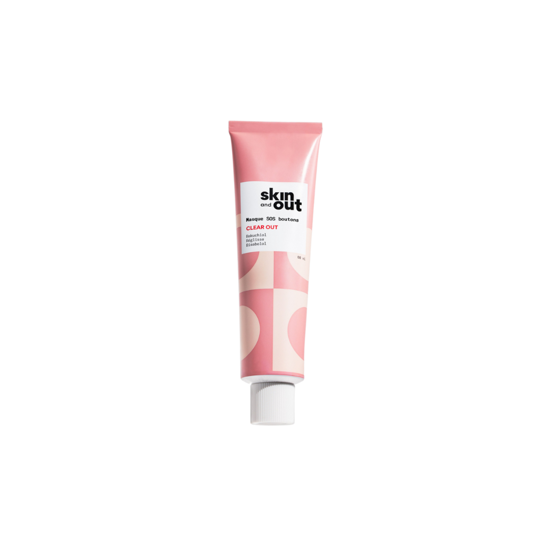 Clear Out - Masque apaisant pour les boutons - SKIN & OUT
