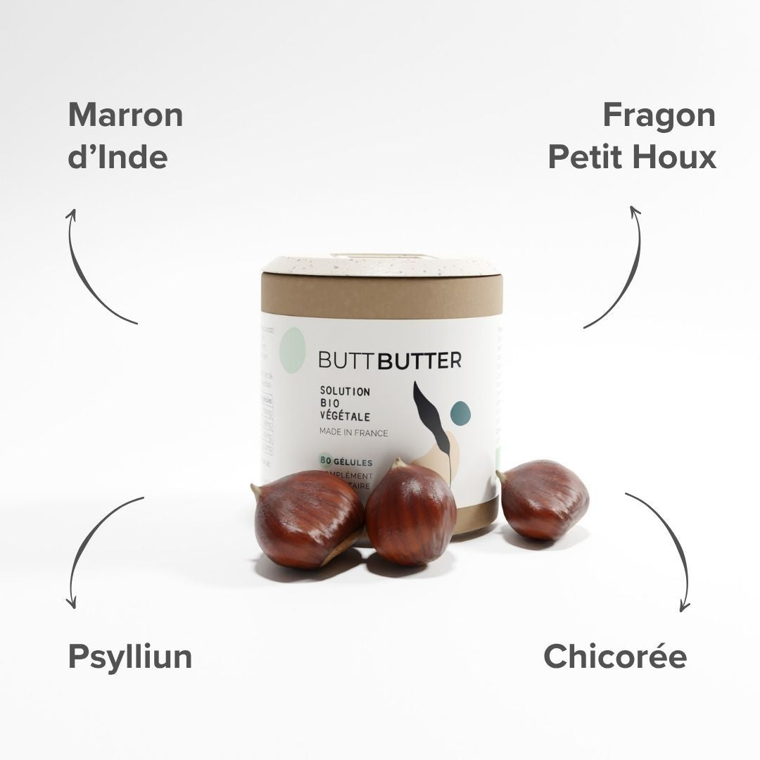Compléments alimentaires pour les hémorroïdes - Butt Butter