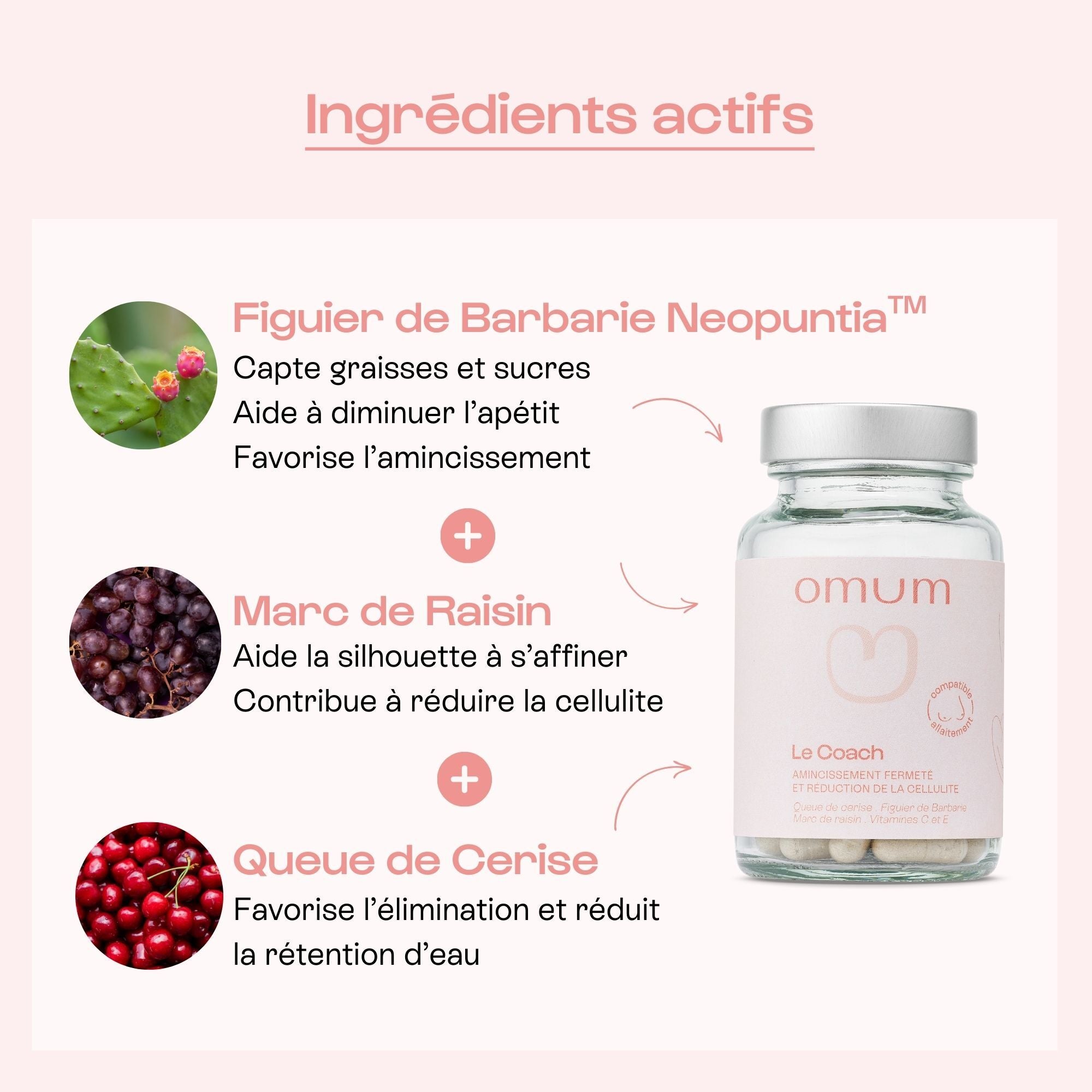 Compléments alimentaires minceur 3-en-1 - Omum