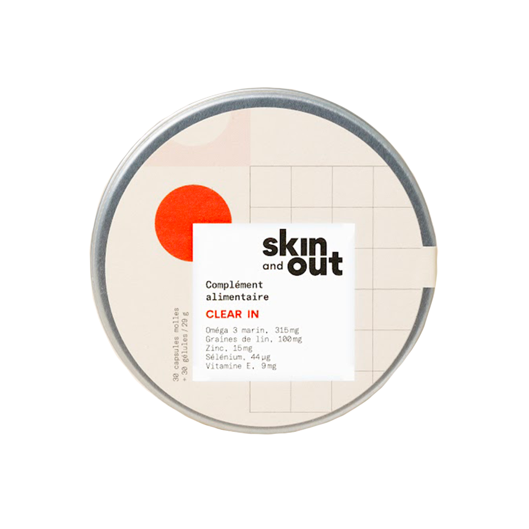 Clear In - Complément alimentaire anti-boutons - SKIN & OUT