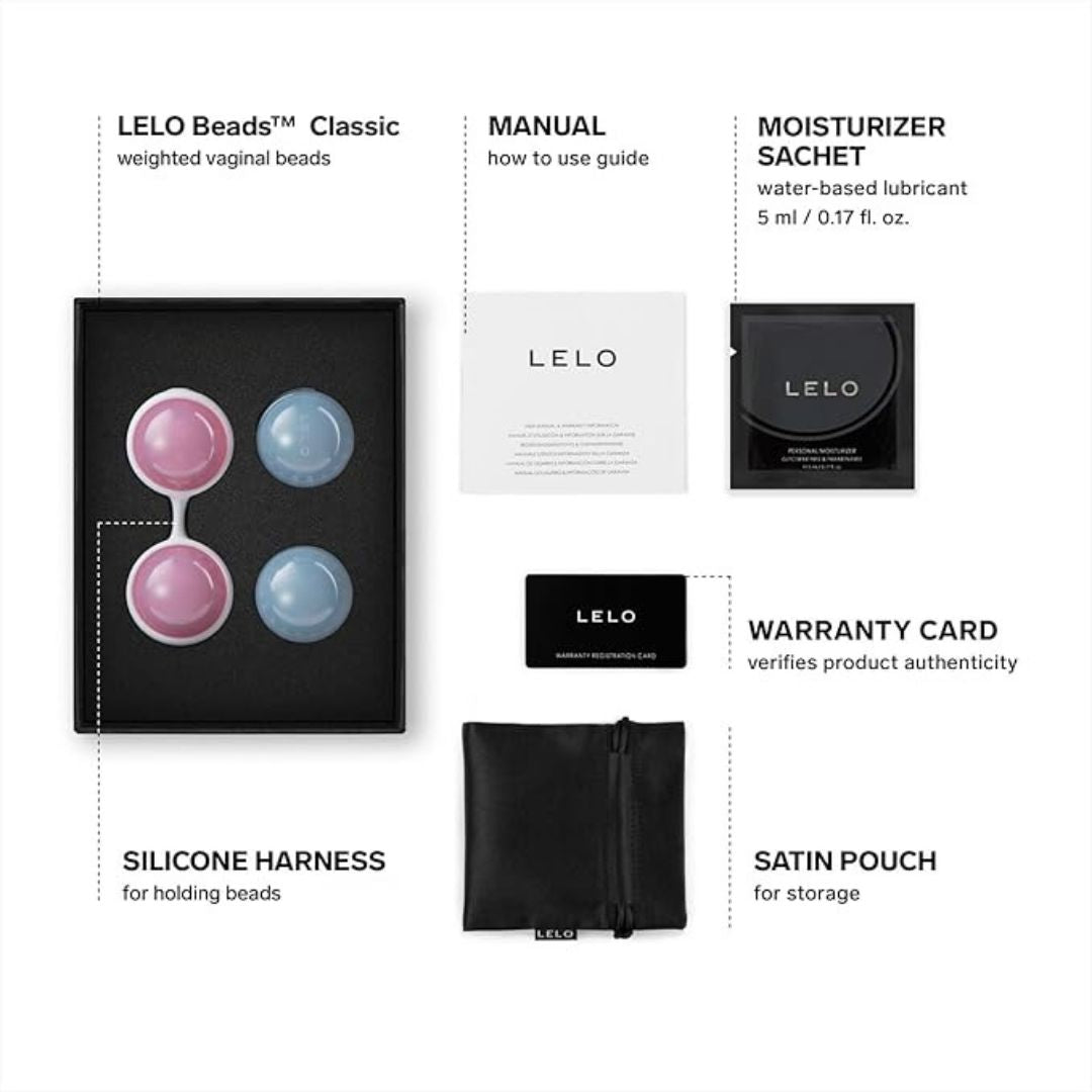 Coffret de 4 perles périnéales lestées - Lelo