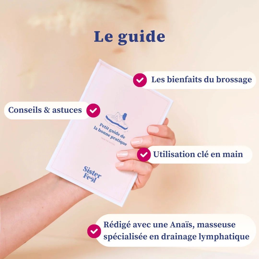 Guide de la Brosse de massage lymphatique à sec - Sister Feel