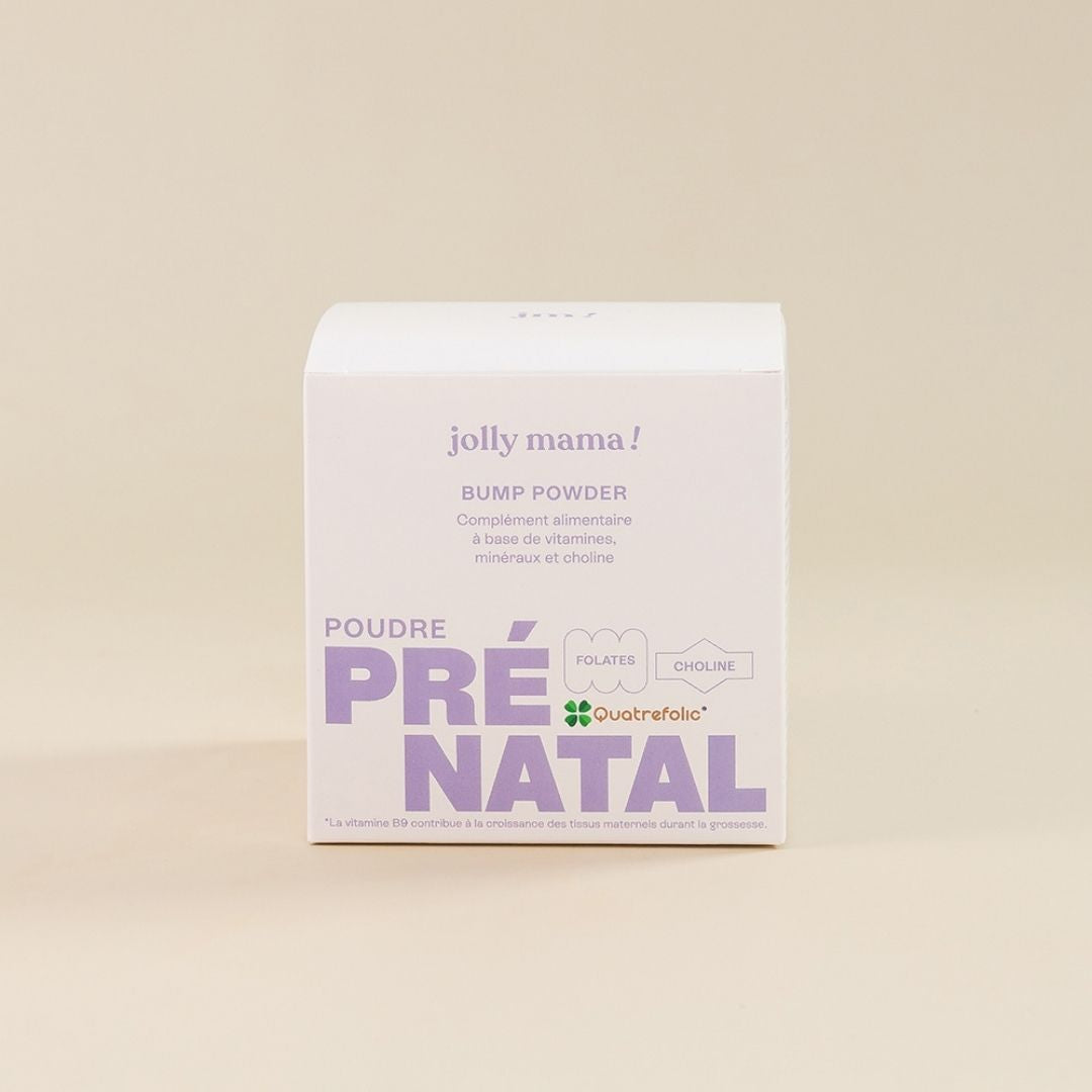 Vitamines prénatales à boire - Goût pêche - Bump Powder Jolly Mama