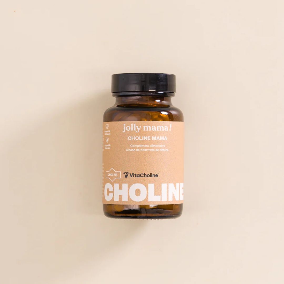 Le complément à base de Vitacholine de Jolly Mama pour un apport optimal pendant la grossesse et l’allaitement