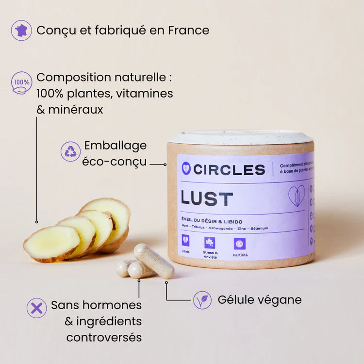 Compléments alimentaires booster de libido - Lust Circles