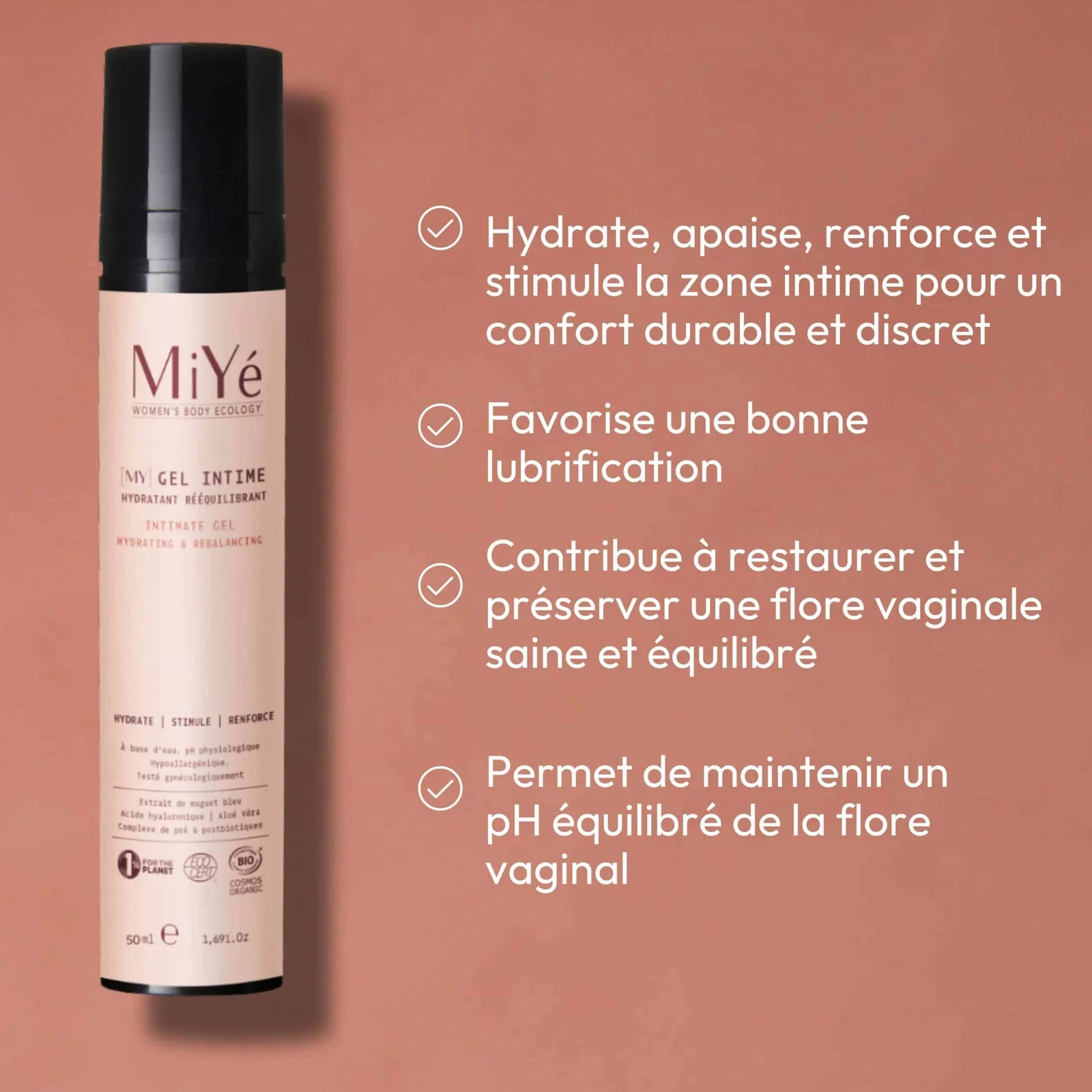 Gel intime anti-démangeaisons & sécheresse - Miyé