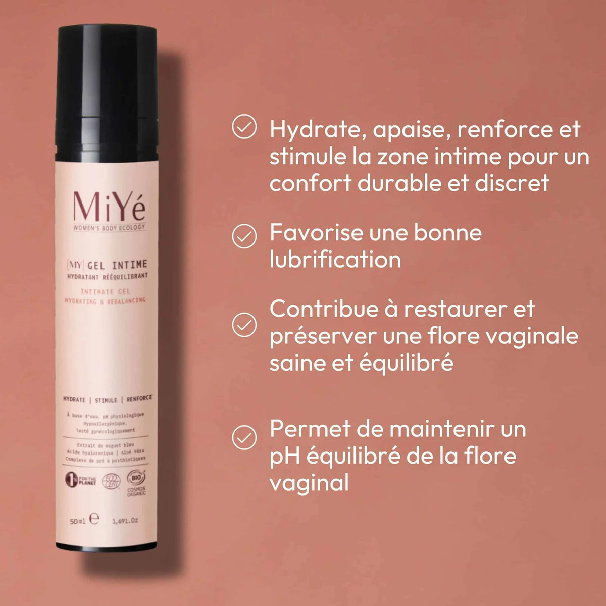 Gel intime anti-démangeaisons & sécheresse - Miyé