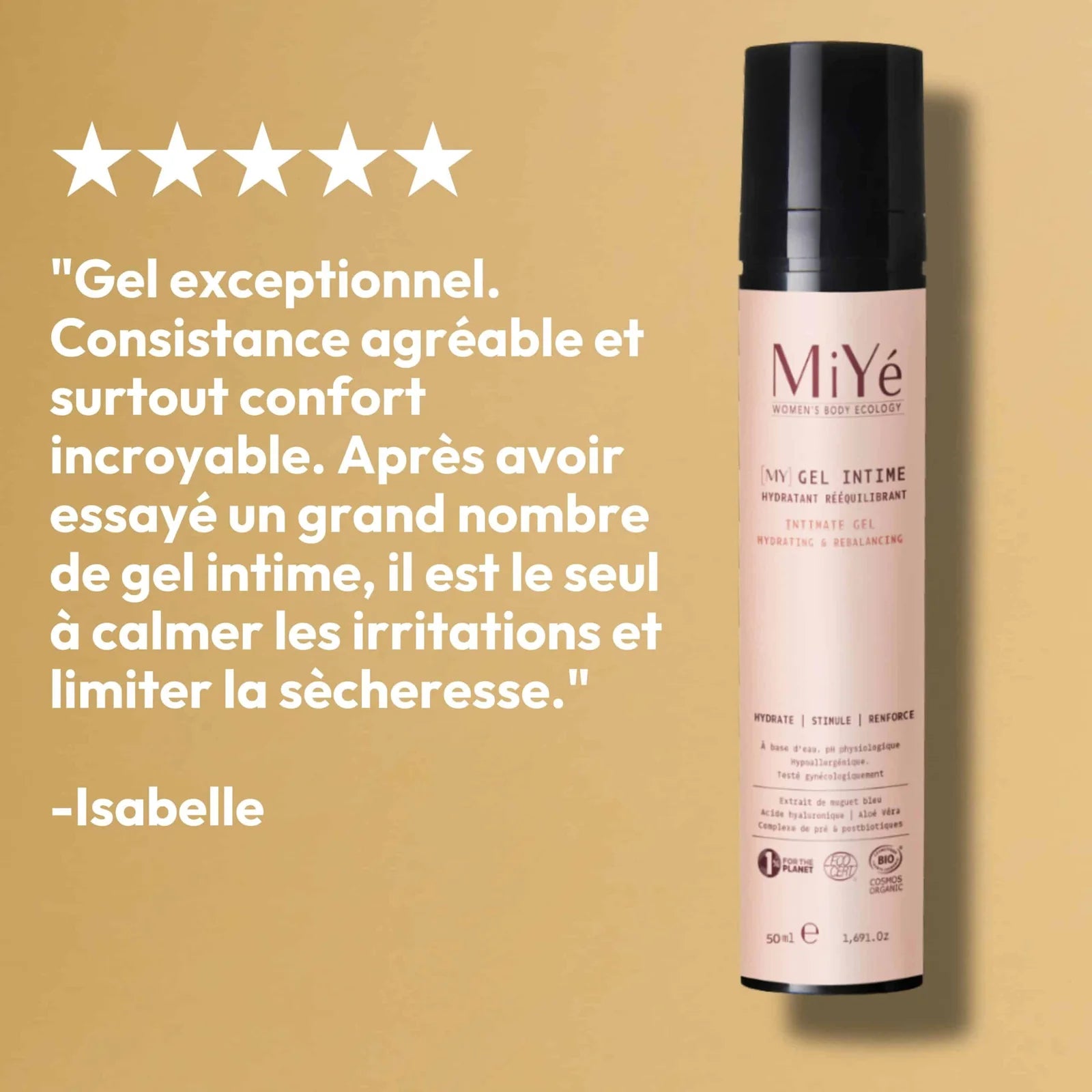 Gel intime anti-démangeaisons & sécheresse - Miyé