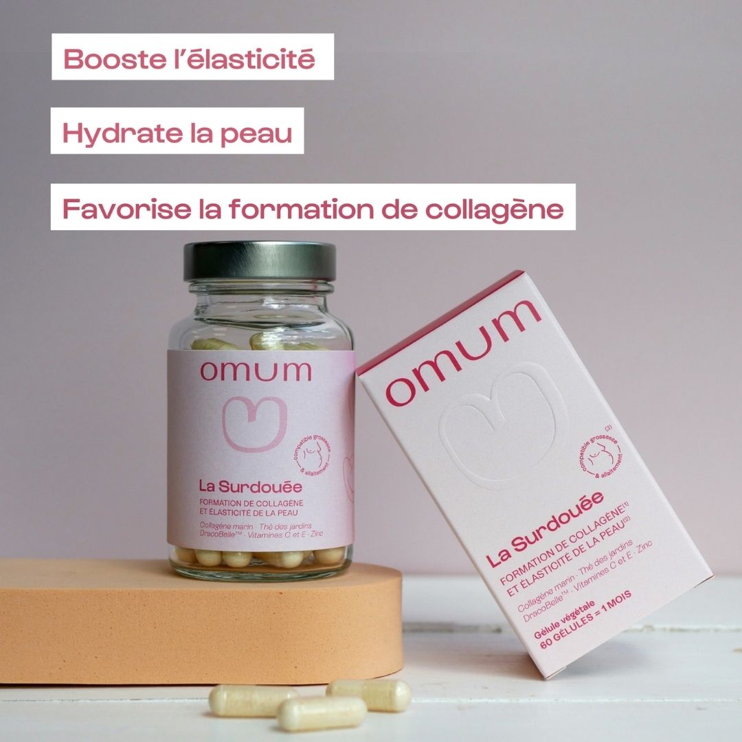 Omum - un complément pour une meilleure élasticité de la peau et la formation de collagène