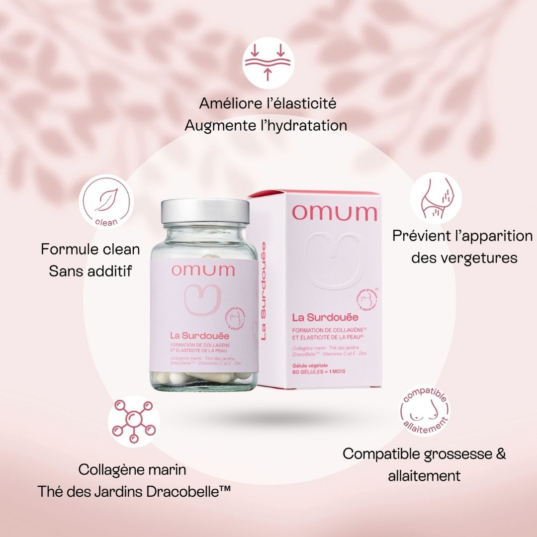 Omum - un complément pour une meilleure élasticité de la peau et la formation de collagène