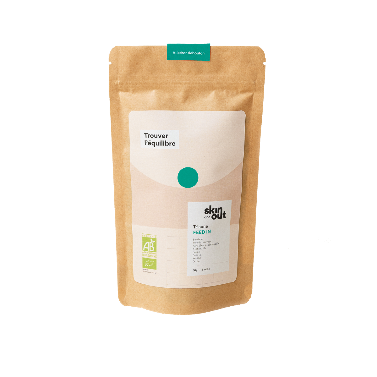 Tisane Trouver l'équilibre (acné hormonale) - SKIN & OUT