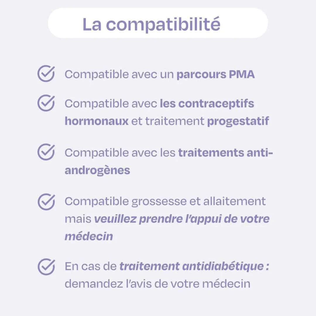 compatibilité des compléments alimentaires pour sopk ovastart Sova - Gapianne