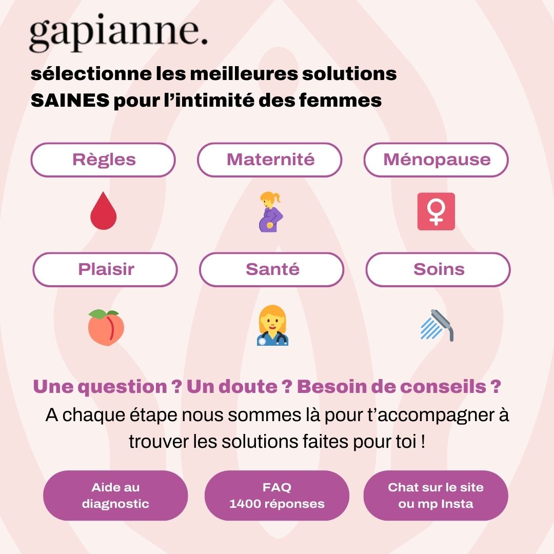 La Culotte menstruelle Invisible - Flux moyen - Smoon-Gapianne