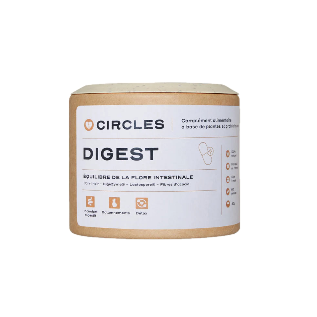 Probiotiques digestion et anti-ballonnement - Digest Circles