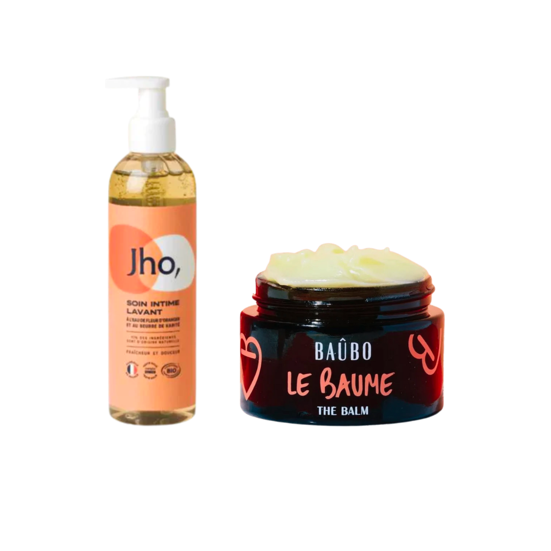 Pack Gel intime de Jho & Baume vulve de Baûbo BIO-Gapianne