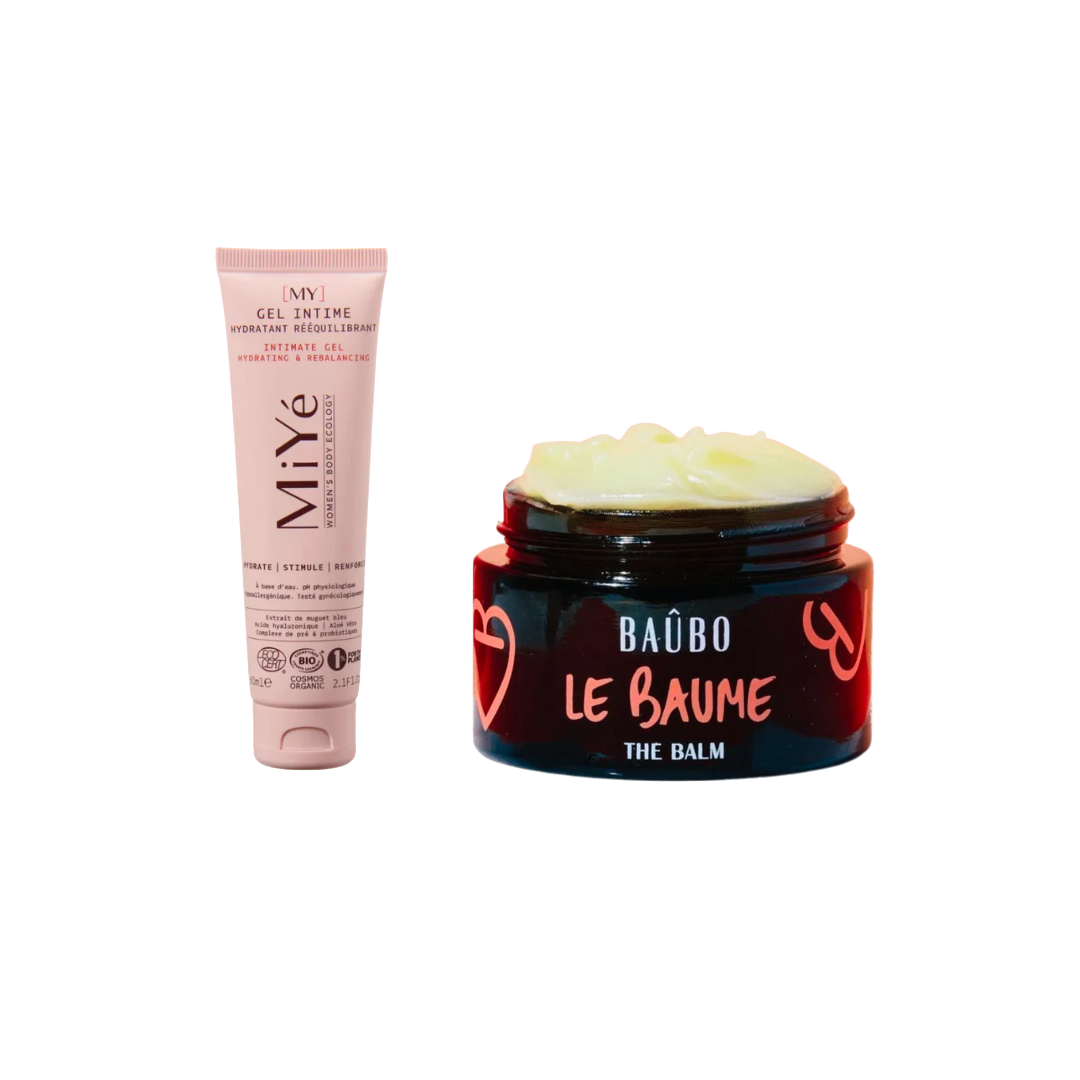 Pack Gel intime de Miyé & Baume vulve Baûbo-Gapianne