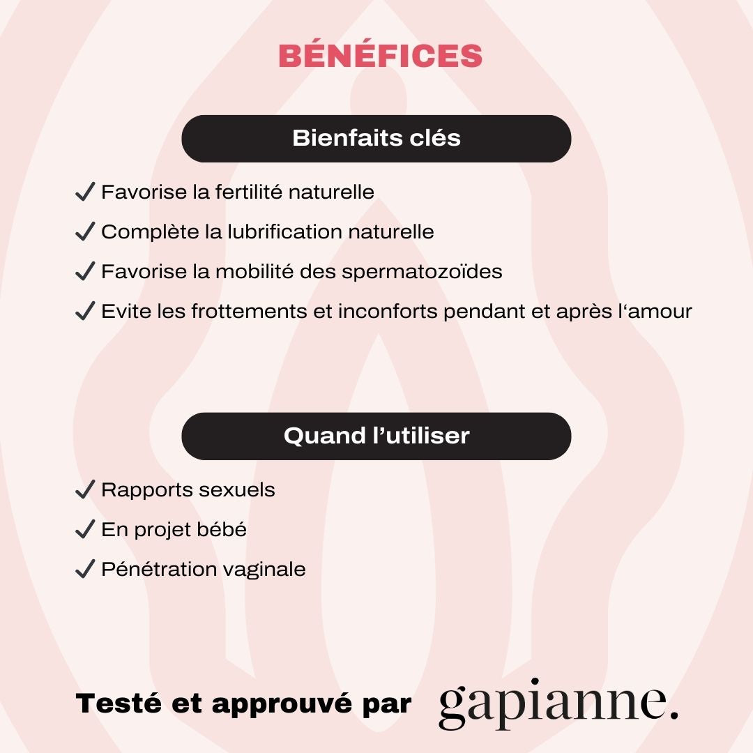 Gel lubrifiant fertilité - Ferti.Lily-Gapianne