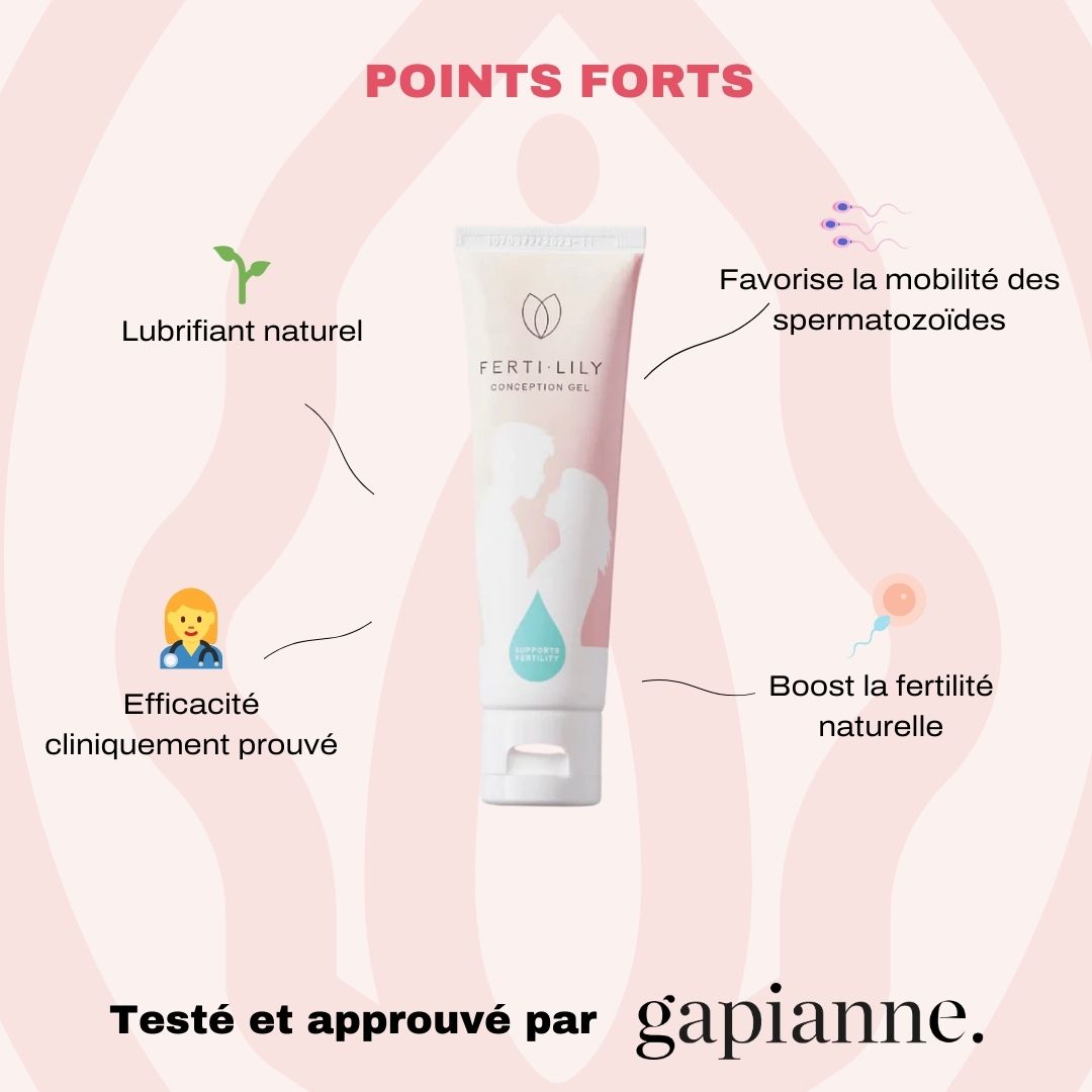 Gel lubrifiant fertilité - Ferti.Lily-Gapianne