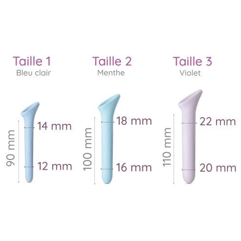 Dilatateurs vaginaux Vagiwell kit de 3 petits - Gapianne