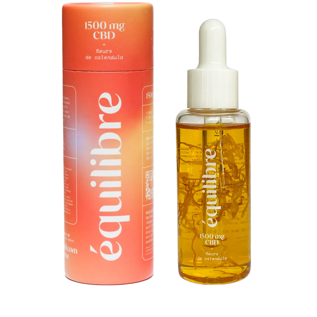 Huile de CBD 15% - Douleurs & Stress - Équilibre