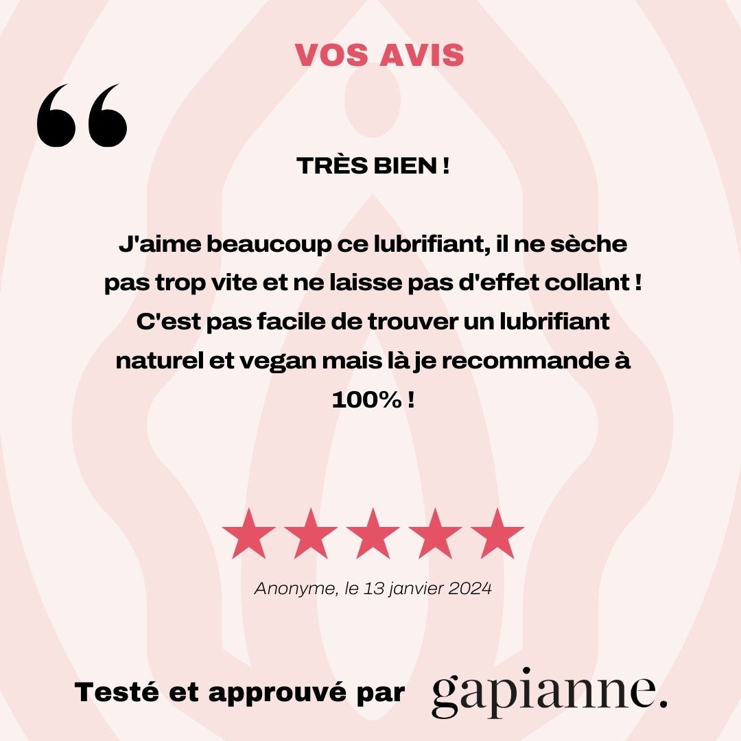 Le lubrifiant intime naturel - My Lubie-Gapianne