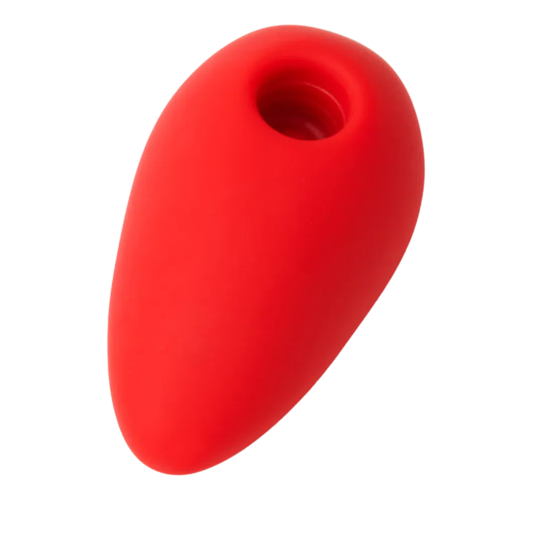 mini coco de puissante stimulateur clitoridien air pulsé couleur rouge