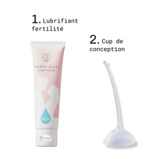 Conception Cup & Fertility Lubricant Gel Pack - FertiLily