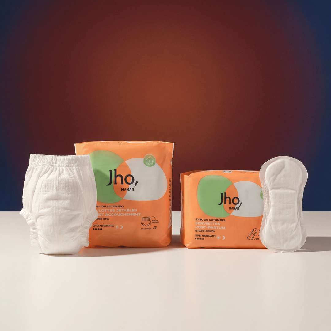 Pack Serviettes et Culottes post-partum Jho