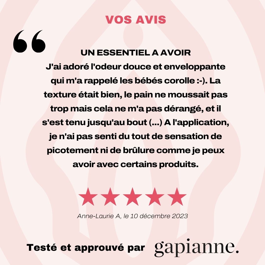 Le pain lavant intime bio - Baûbo-Gapianne