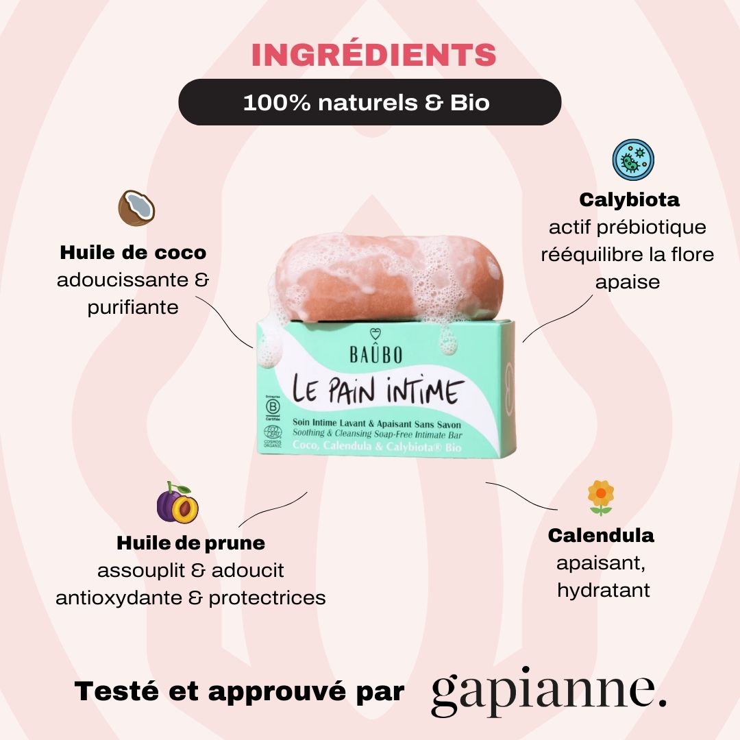 Le pain lavant intime bio - Baûbo-Gapianne