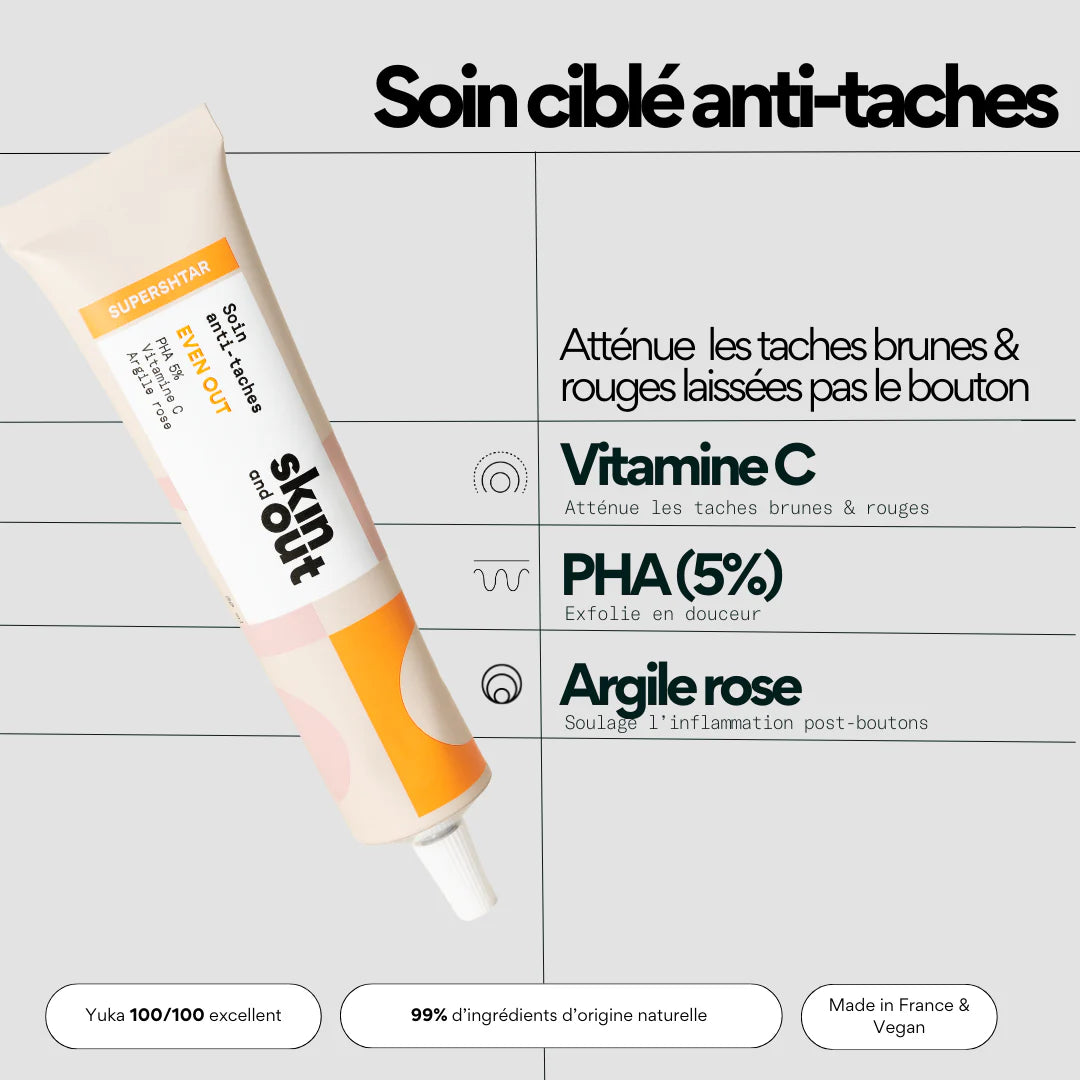 Even Out - Soin anti-taches post-boutons - SKIN & OUT