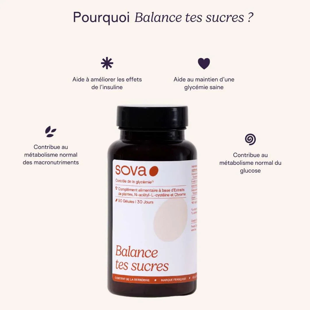 Complément alimentaire anti-fringales SOPK Sova utilité - Gapianne