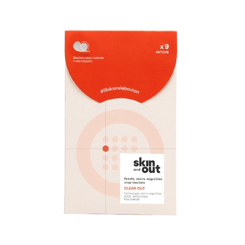 Patchs anti boutons micro aiguilles x9 - SKIN & OUT