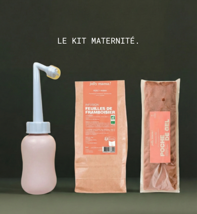 Pack Maternité : poche périnéale post accouchement, Infusion accouchement & Bidet