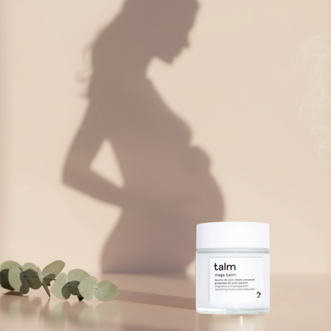 Le baume hydratant corps pour grossesse & post partum - Talm