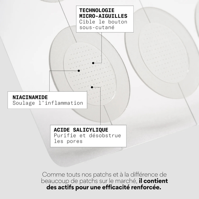 Patchs anti boutons micro aiguilles x9 - SKIN & OUT