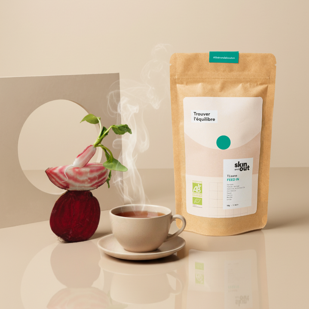 Tisane Trouver l'équilibre (acné hormonale) - SKIN & OUT