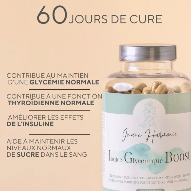 Compléments pour supprimer l'envie de sucre - Glycémique Boost Imane Harmonie