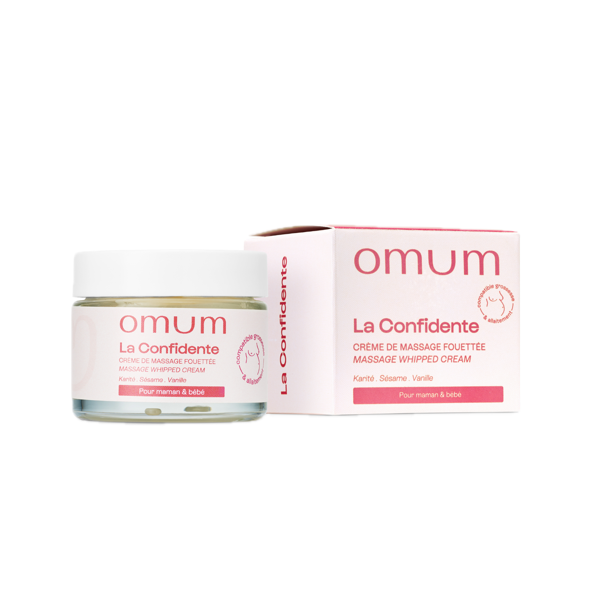 Crème massage femme enceinte - Omum