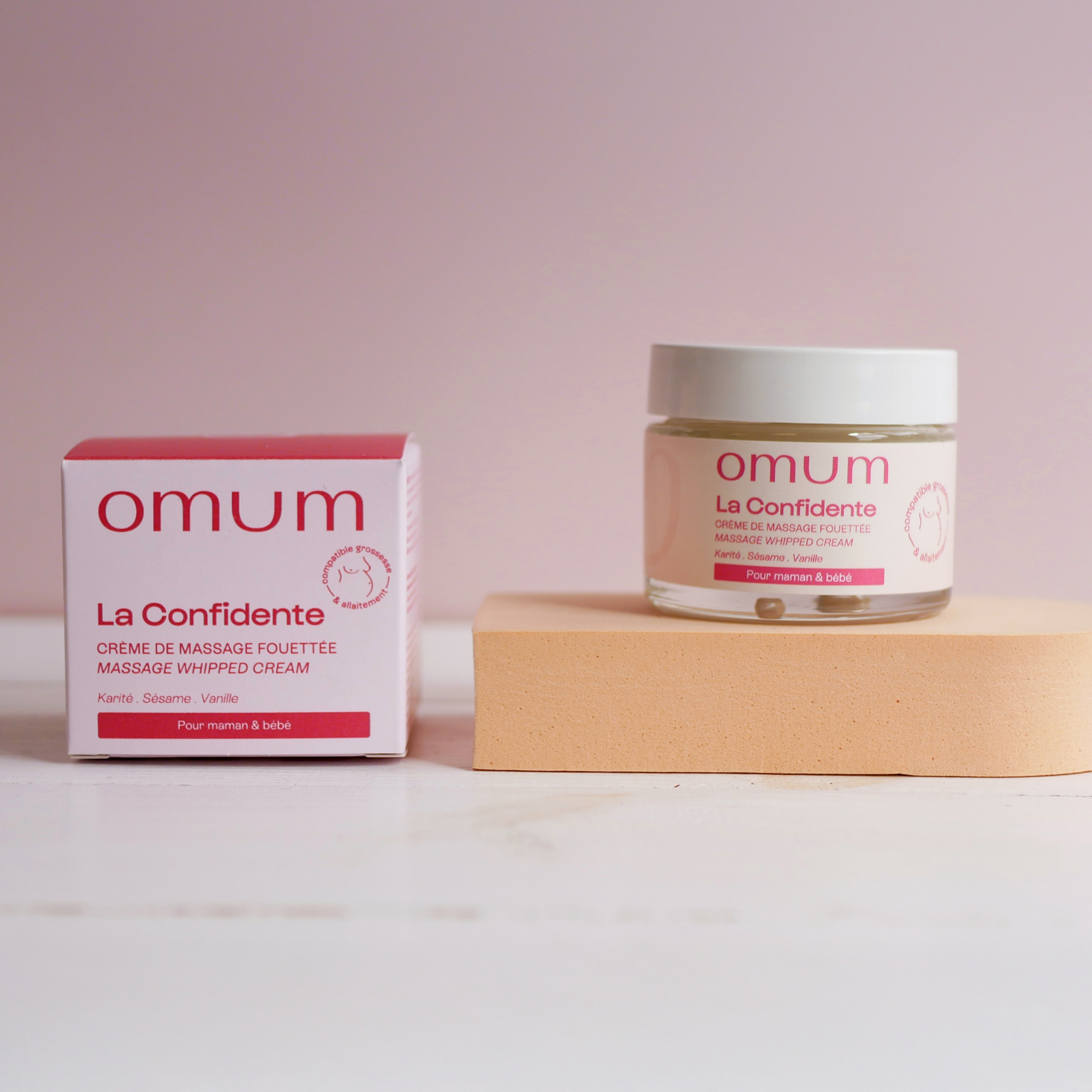 Crème massage femme enceinte - Omum