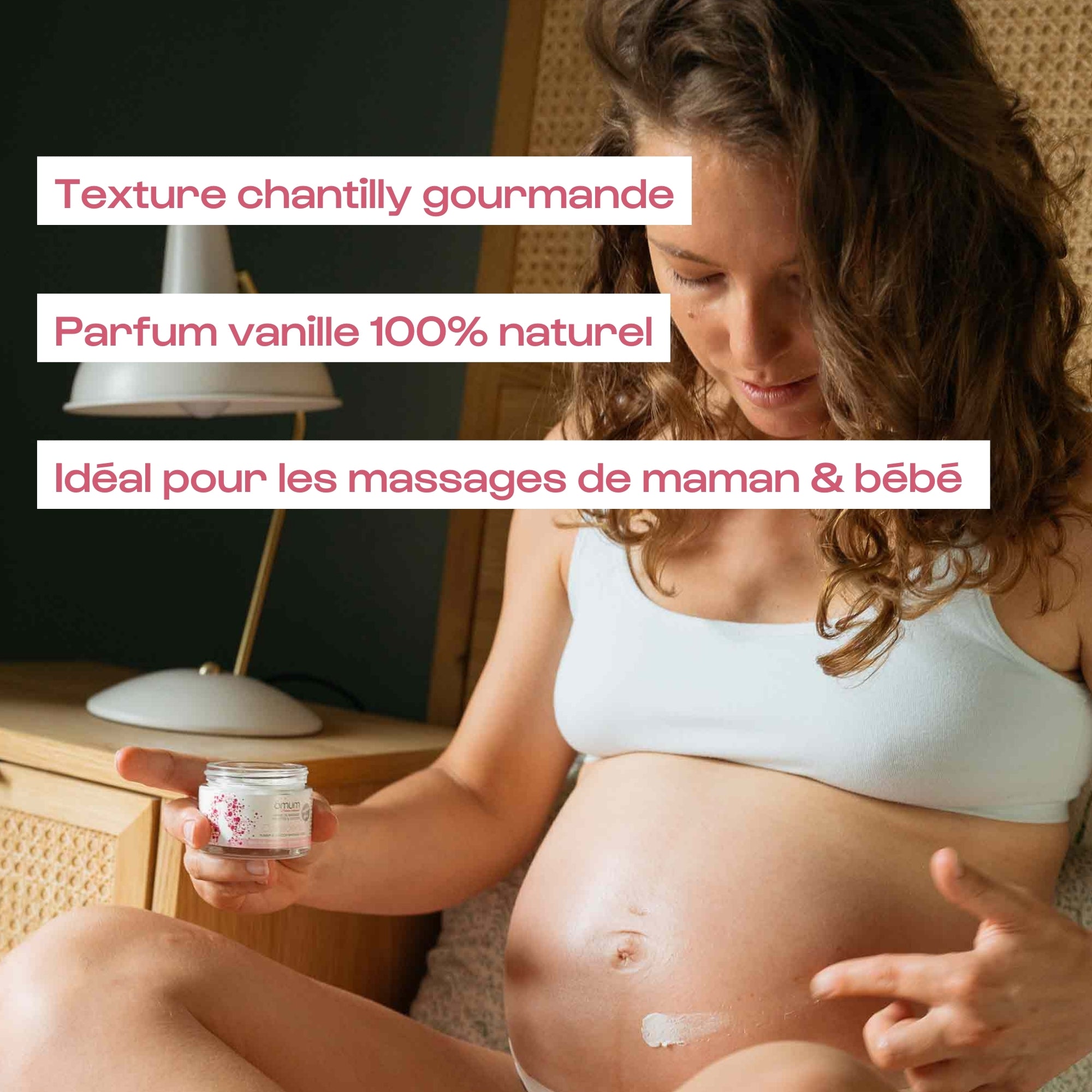 Crème massage femme enceinte - Omum