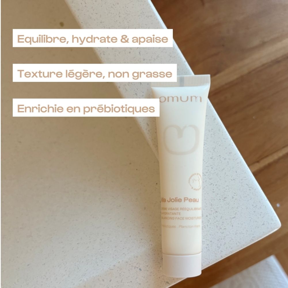 Crème visage rééquilibrante - grossesse - Omum