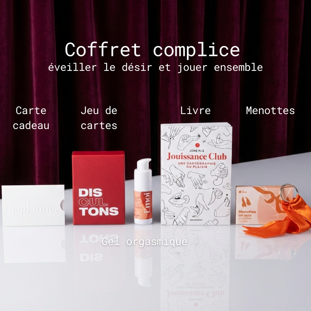 Coffret complice pour éveiller le désir et jouer ensemble