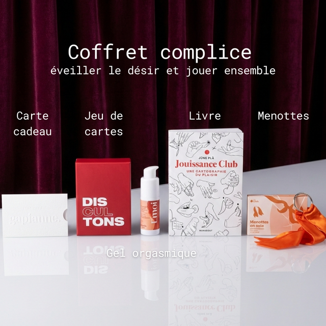 Coffret complice pour éveiller le désir et jouer ensemble
