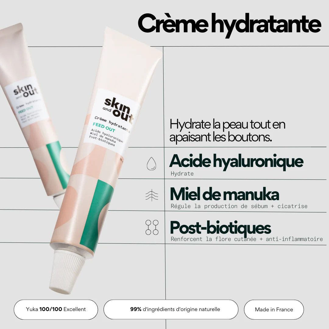 Crème hydratante pour les imperfections  - SKIN & OUT