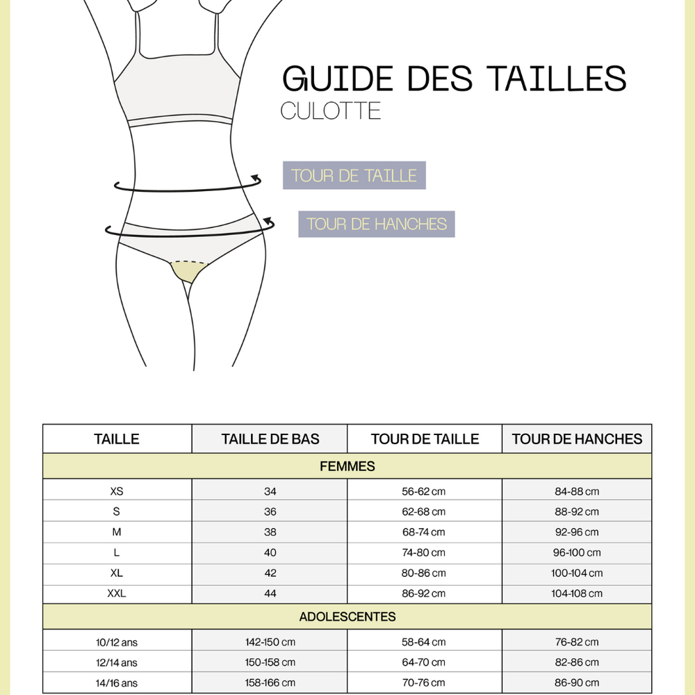 Culotte menstruelle flux abondant - Smoon