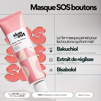 Masque apaisant pour les boutons - SKIN & OUT