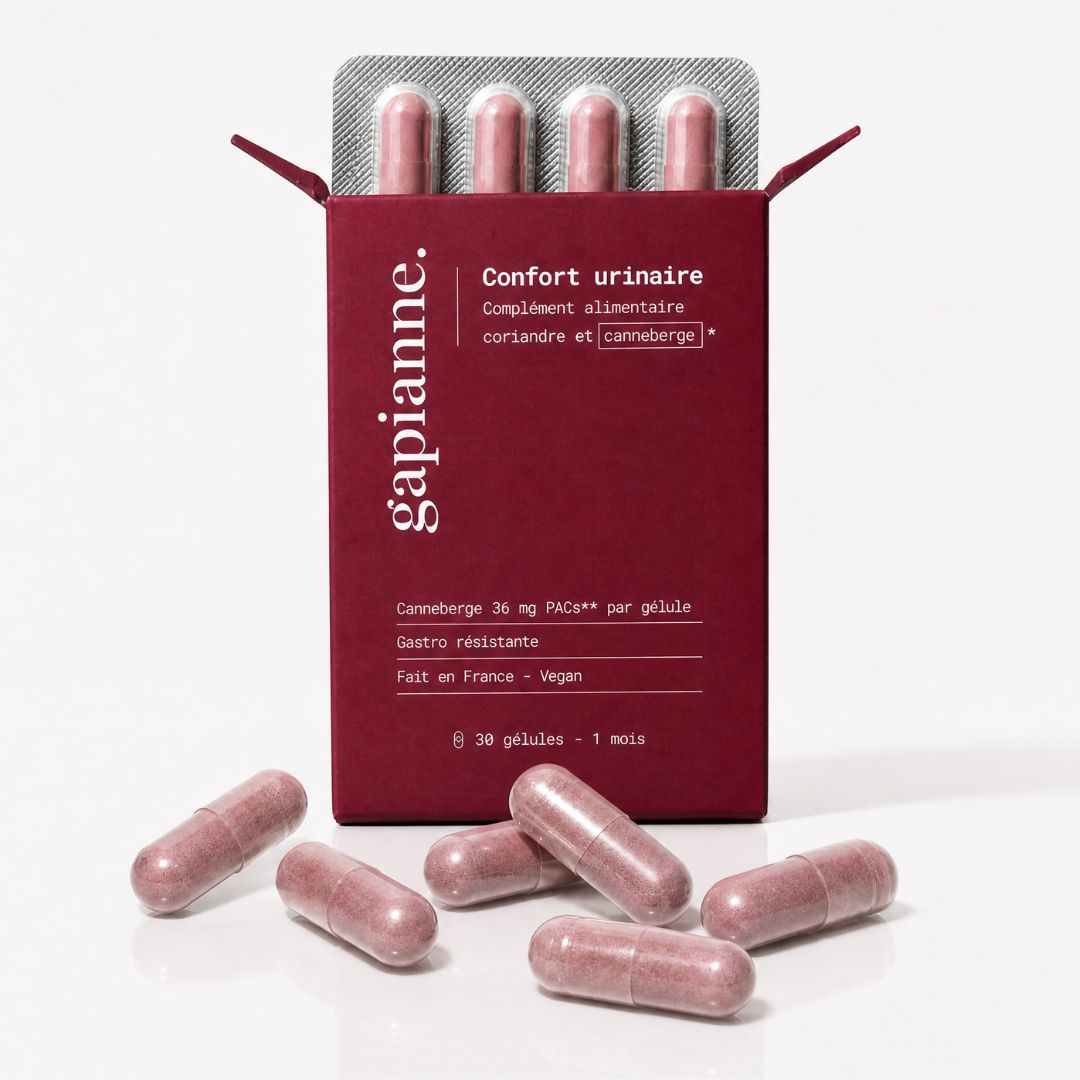Compléments alimentaires Cranberry - Confort urinaire & Cystites - Gapianne