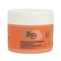 Baume Jho pour soulager, hydrater et protéger les mamelons sensibilisés pendant l’allaitement.